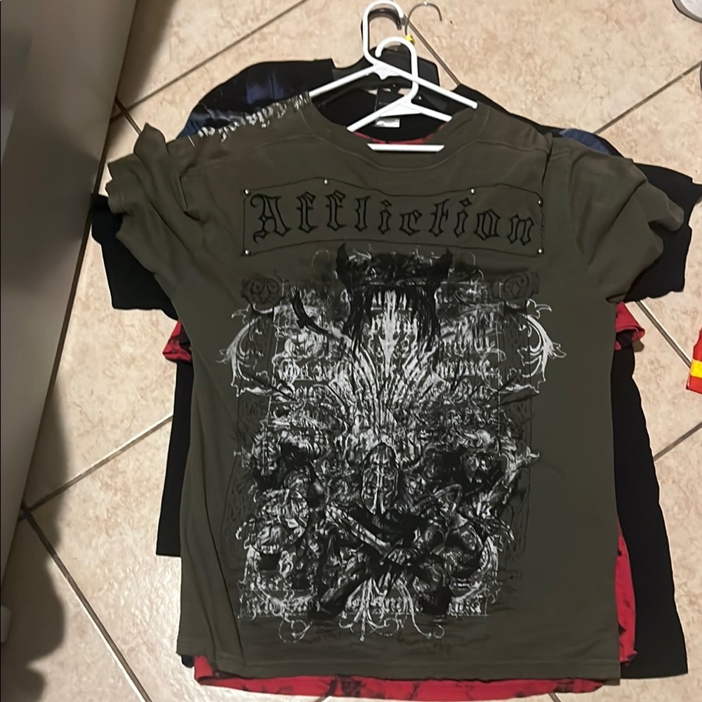 Affliction Kids Graphic Tee - Green